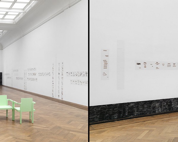 Installation view, Kunsthalle Basel, Switzerland, 2010.