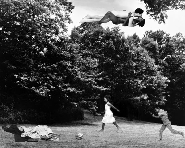 Photomontage The Clearing (left panel): Green Love by conceptual artist Lorraine O’Grady.