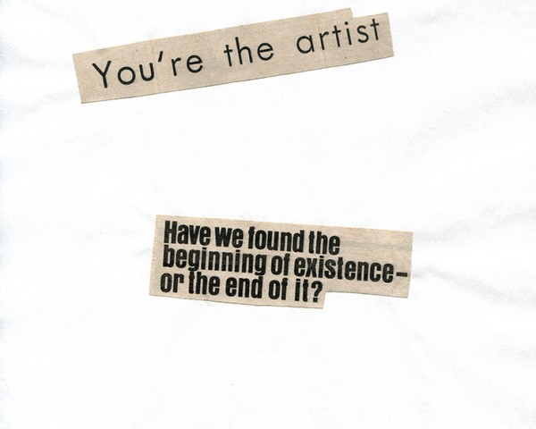 The Renaissance Man Is Back in Business (Part 11 of 11), Cutting Out the New York Times, newspaper poems by Lorraine O’Grady.