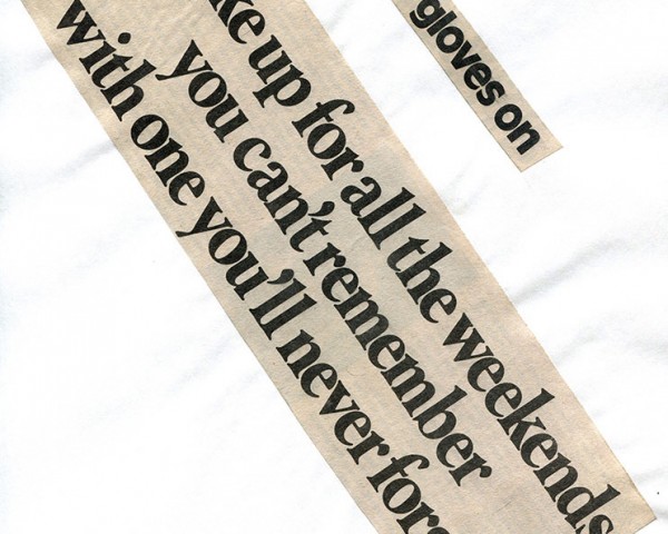 Missing Persons (Part 4 of 13), Cutting Out the New York Times, newspaper poems by Lorraine O’Grady.