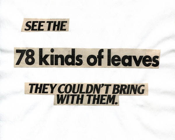 Just the two of us (Part 3 of 8), Cutting Out the New York Times, newspaper poems by Lorraine O’Grady.