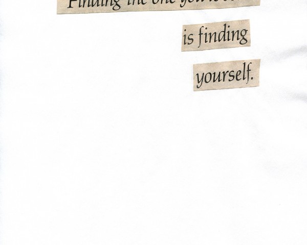 Finding the One You Love. . . Is Finding Yourself (Part 1 of 7), Cutting Out the New York Times, newspaper poems by Lorraine O’Grady.