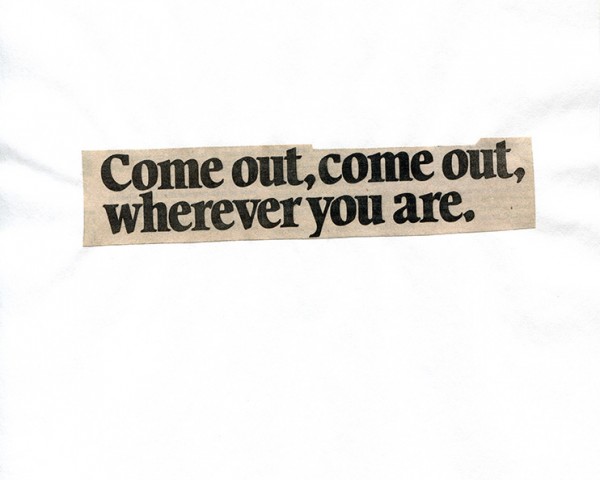 Finding the One You Love. . . Is Finding Yourself (Part 2 of 7), Cutting Out the New York Times, newspaper poems by Lorraine O’Grady.
