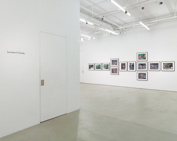 Lorraine O’Grady, Rivers First Draft, installation view, Alexander Gray Associates, New York, 2015.