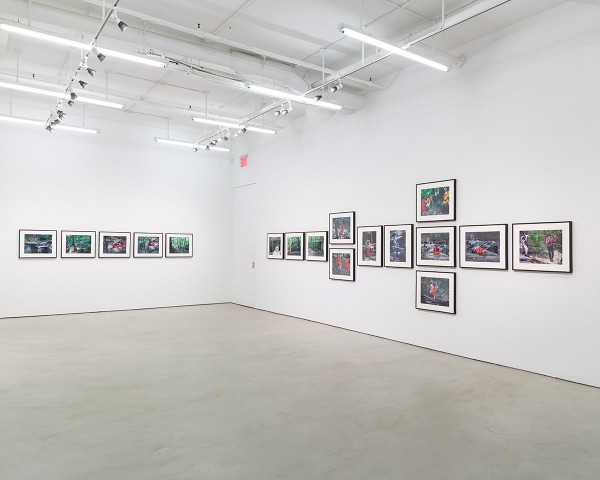 Lorraine O’Grady, Rivers First Draft, installation view, Alexander Gray Associates, New York, 2015.