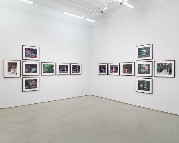 Lorraine O’Grady, Rivers First Draft, installation view, Alexander Gray Associates, New York, 2015.