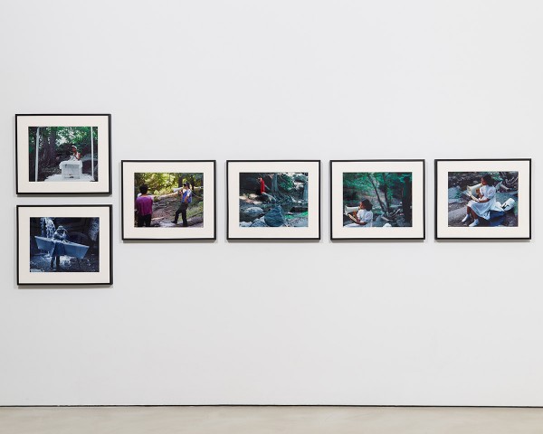 Lorraine O’Grady, Rivers First Draft, installation view, Alexander Gray Associates, New York, 2015.