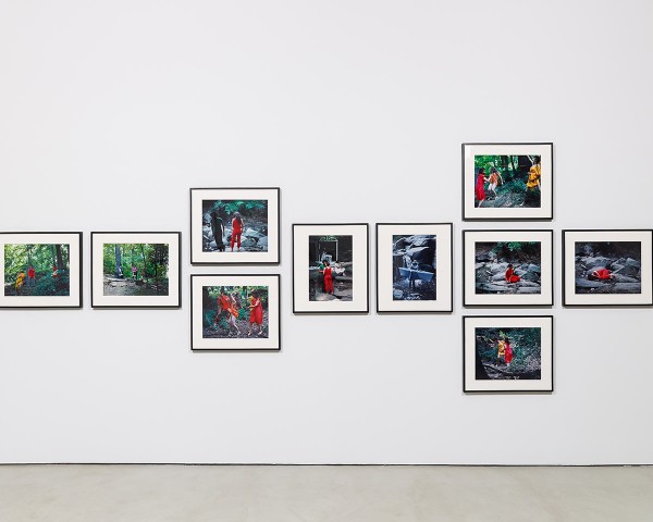 Lorraine O’Grady, Rivers First Draft, installation view, Alexander Gray Associates, New York, 2015.