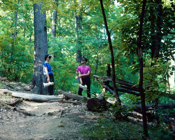 The Art Snobs briefly stop bantering, performance Rivers First Draft by Lorraine O’Grady.