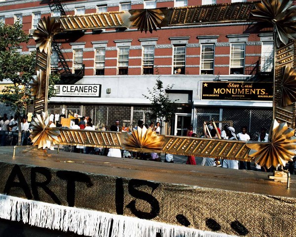 Art Is. . . (Star East Monuments), performance by Lorraine O’Grady.