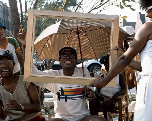 Art Is. . . (Woman and Umbrella), performance by Lorraine O’Grady.