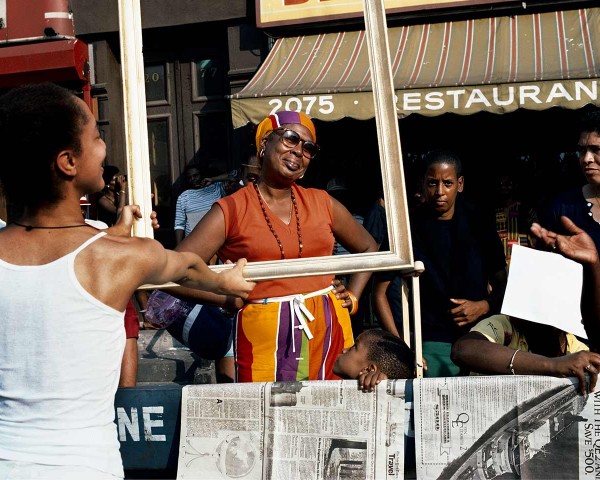22. Art Is. . . (Woman with Stripes), performance by Lorraine O’Grady.
