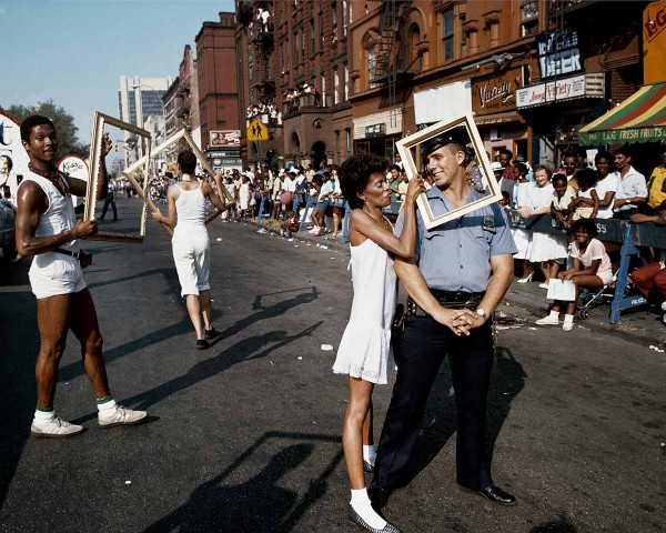 Art Is. . . (Cop Framed), performance by Lorraine O’Grady.