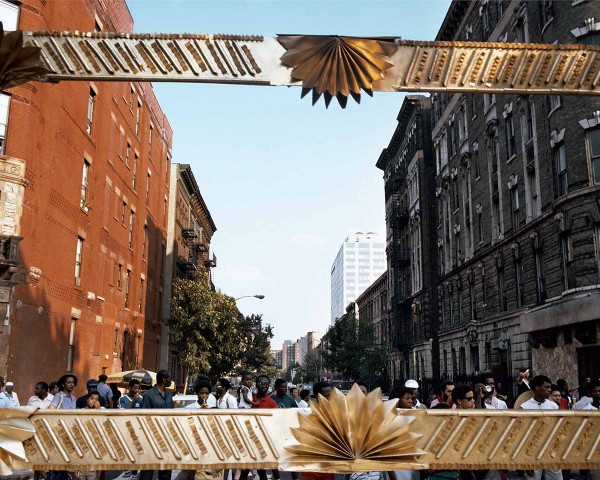 Art Is. . . (Cross Street), performance by Lorraine O’Grady.