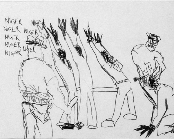 The Black and White Show, artwork of artist Stephen Lack.