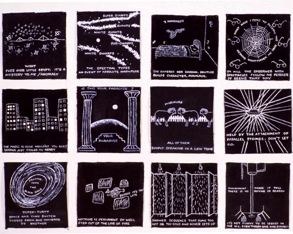 The Black and White Show, artwork of artist Judy Blum.