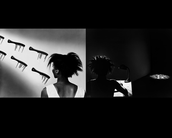 Dracula and the Artist (diptych), Body Is The Ground of My Experience by Lorraine O’Grady.