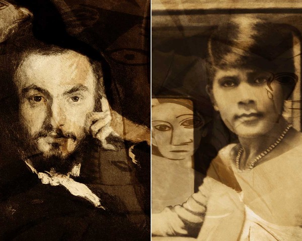 Tobacco tryout cut study (Charles and Lena), Studies for Flowers of Evil and Good, photo-installation by Lorraine O’Grady.