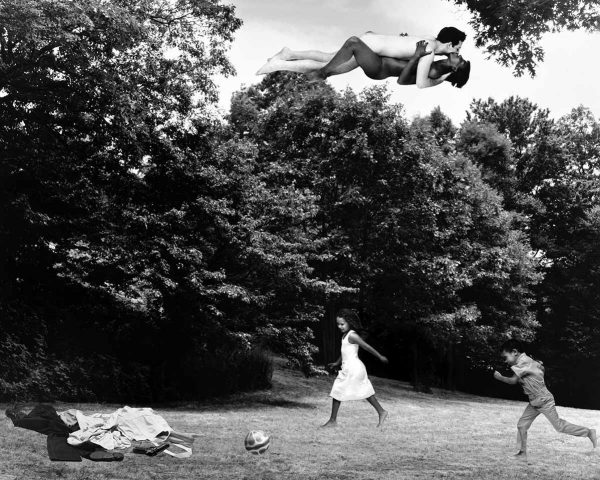 Photomontage The Clearing (left panel): Green Love by conceptual artist Lorraine O’Grady.